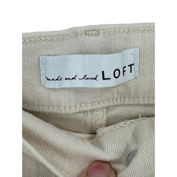 LOFT Made And Loved‎ Jean Shorts Size 2 Boho Outdoor Hippie Casual Summer - Picture 4 of 7